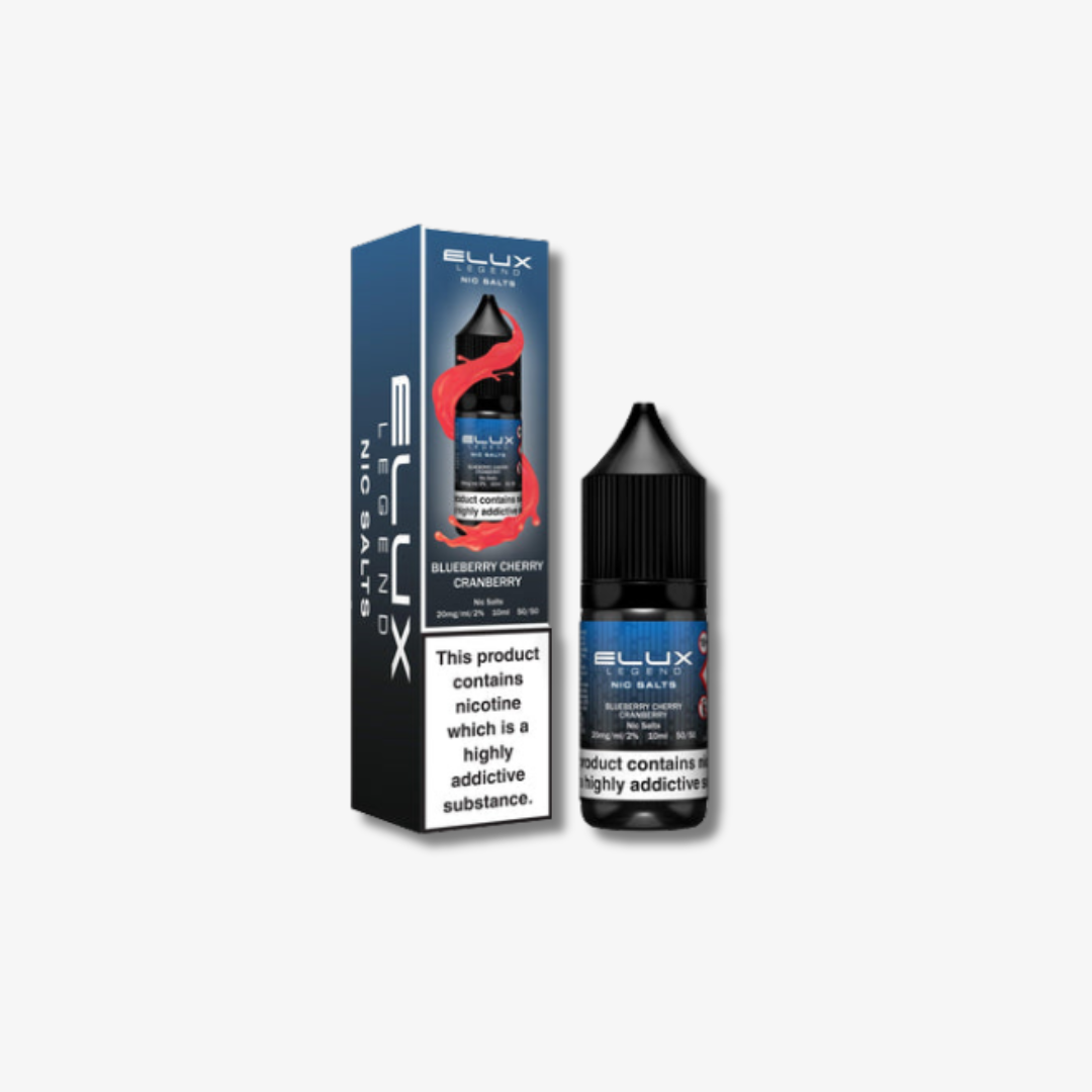 Blueberry Cherry Cranberry Nic Salt E-Liquid by Elux Legend 10ml bottle  e-liquid