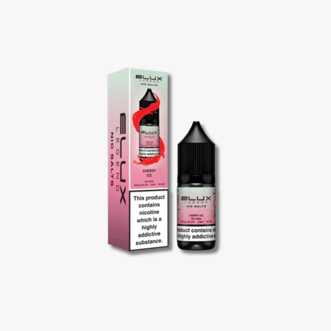 Cherry Ice Nic Salt E-Liquid by Elux Legend Salts 10ml bottle 10mg e-liquid