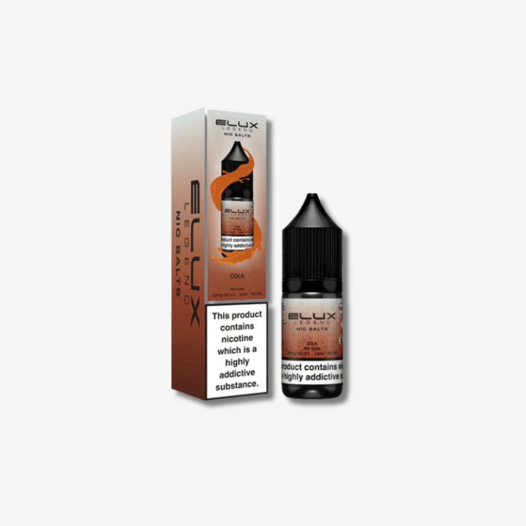 Cola Nic Salt E-Liquid by Elux Legend 10ml bottle 10mg e-liquid