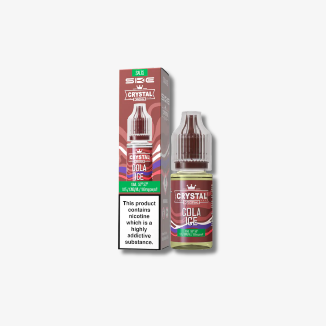 Crystal Nic Salts - Cola Ice - 10ml E-liquid bottle 10mg e-liquid