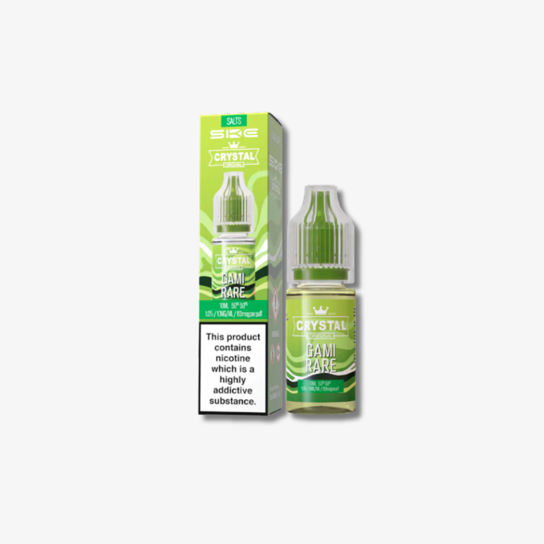 Crystal Nic Salts - Gami Rare - 10ml E-liquid bottle  e-liquid