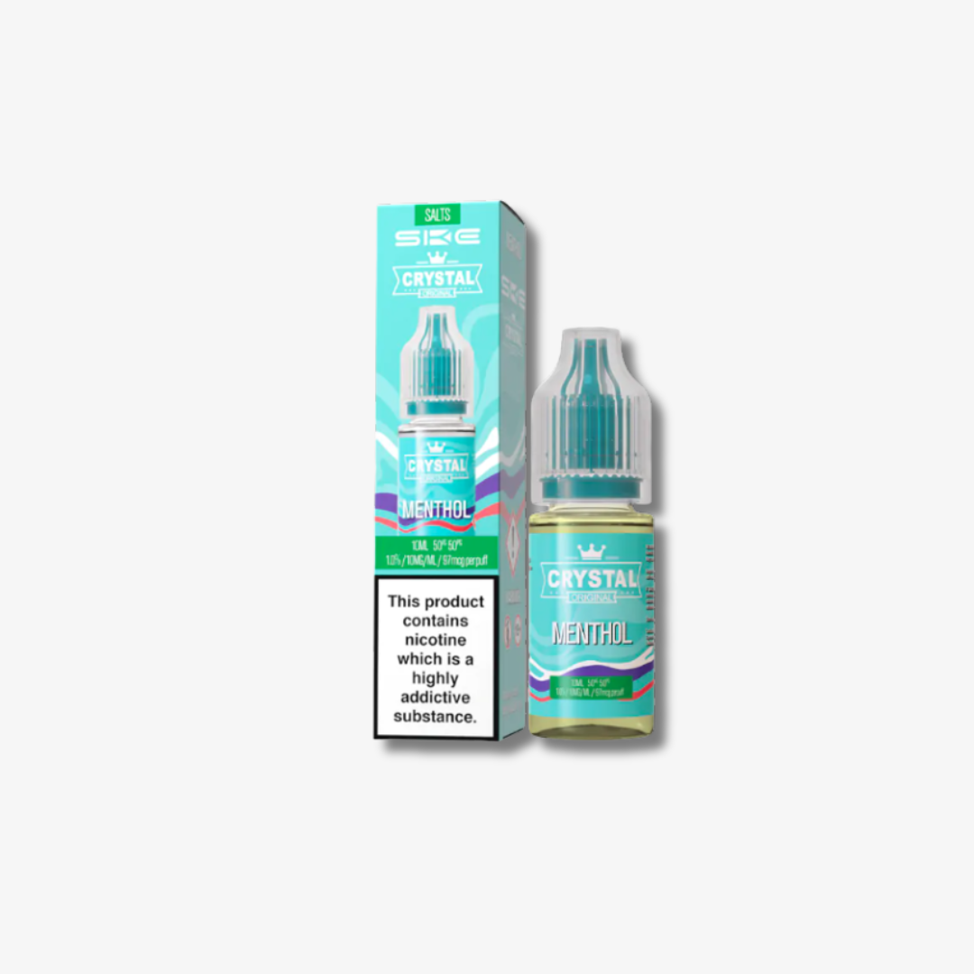 Crystal Nic Salts - Menthol - 10ml E-liquid bottle 10mg e-liquid