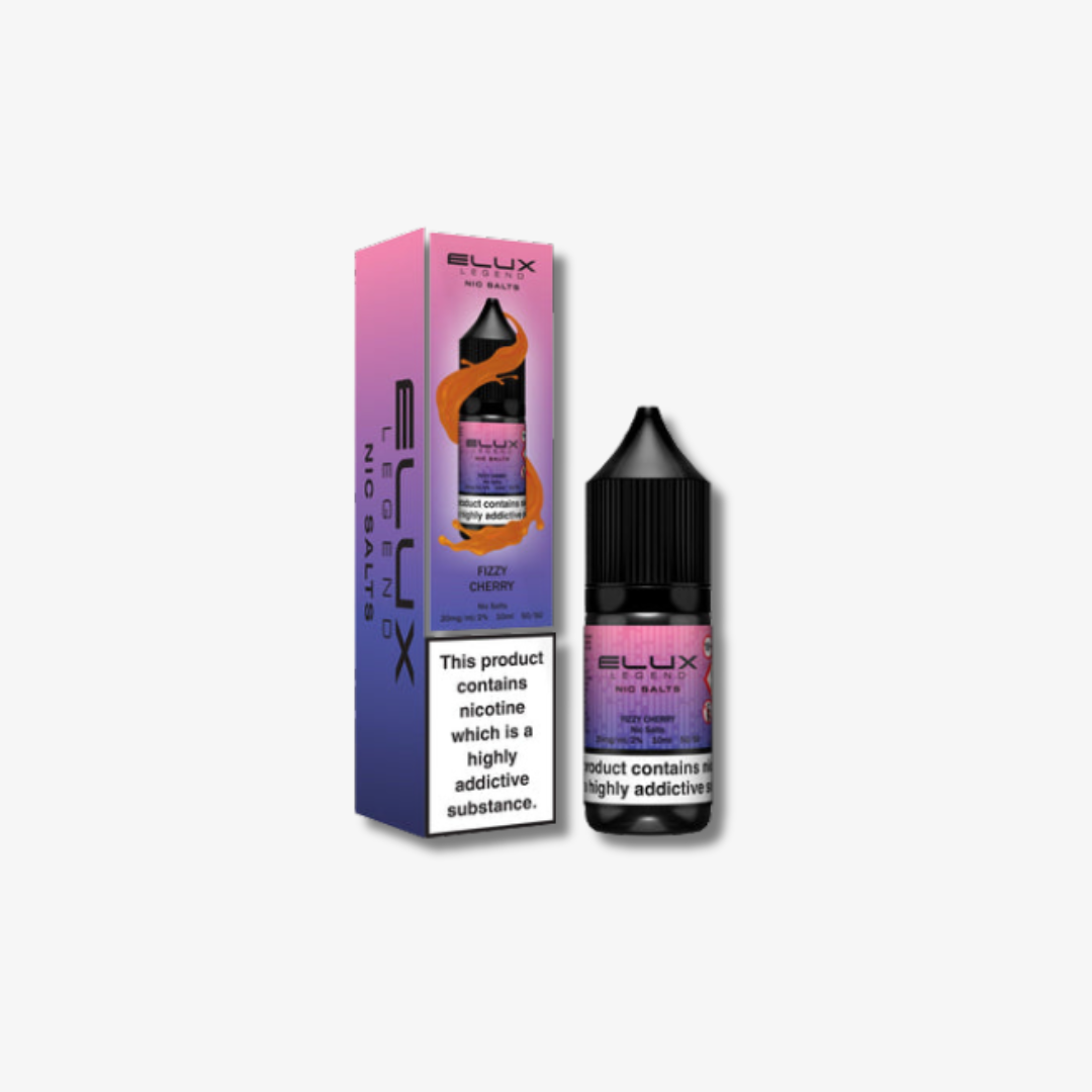 Fizzy Cherry Nic Salt E-Liquid by Elux Legend 10ml bottle 10mg e-liquid