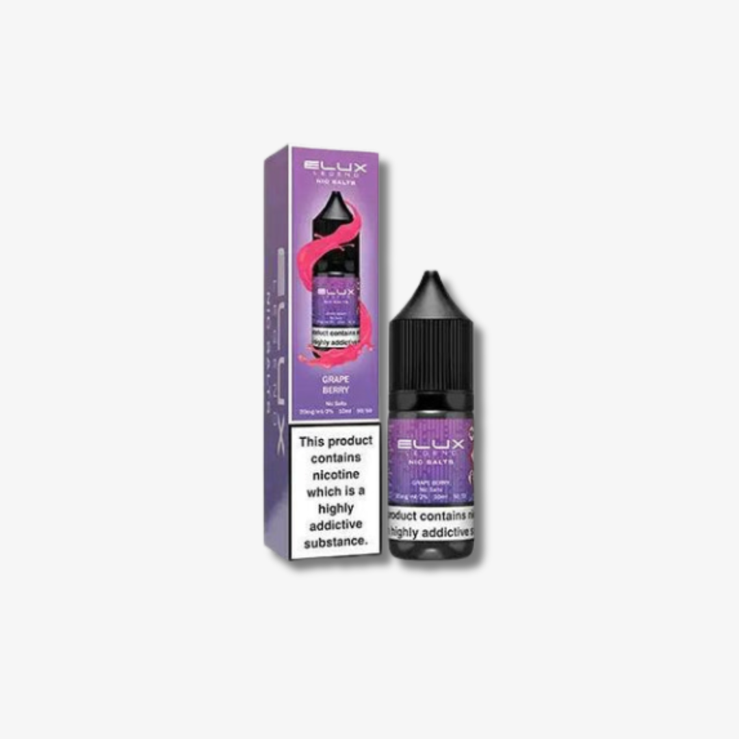 Grape Berry Nic Salt E-Liquid by Elux Legend 10ml bottle 10mg e-liquid