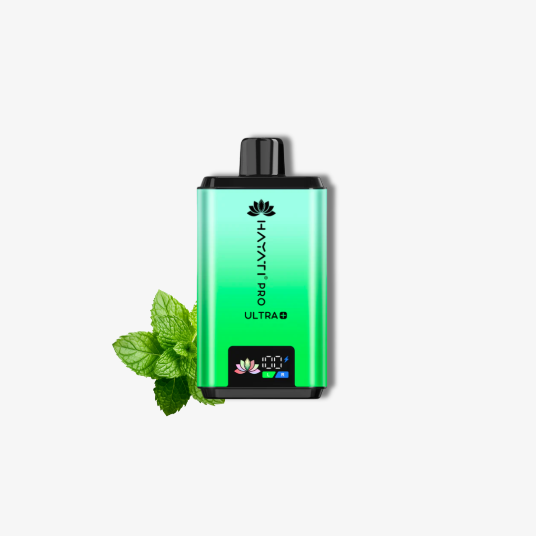 Hayati Pro Ultra Plus 25k Puffs Vape Kit Fresh Mint vape device