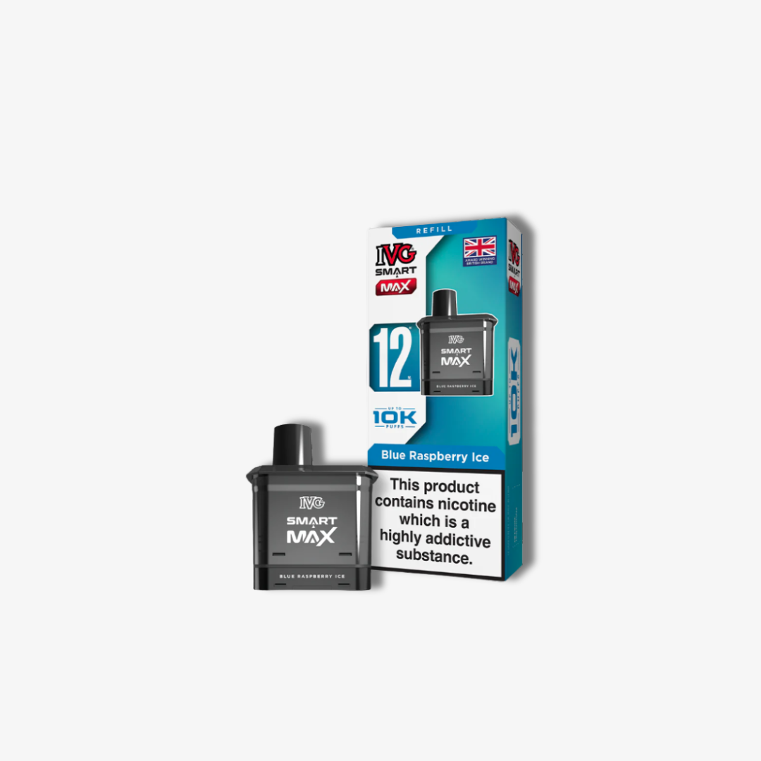 IVG Smart Max Blue Raspberry Ice Refill vape device