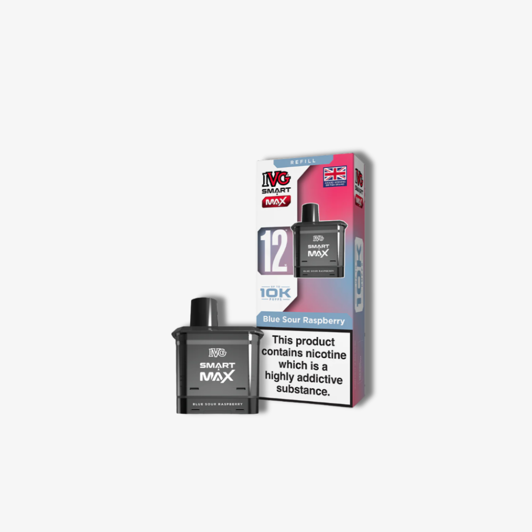 IVG Smart Max Blue Sour Raspberry Refill vape device