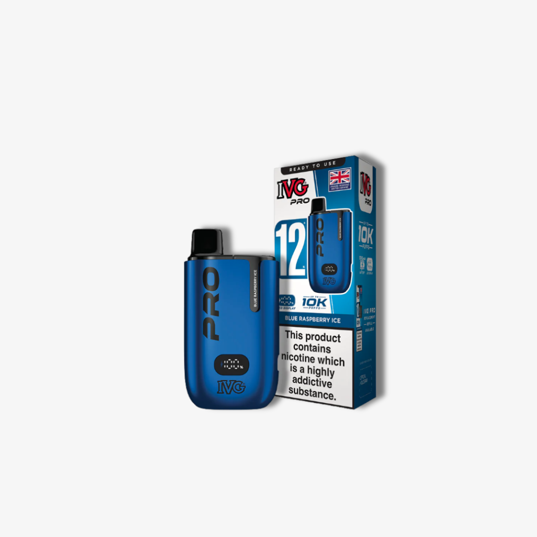 IVG Pro Blue Raspberry Ice Kit vape device