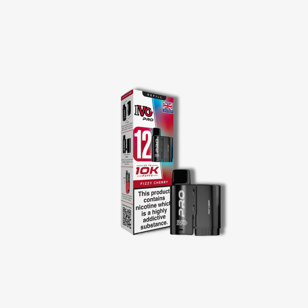 IVG Pro Fizzy Cherry Refill vape device