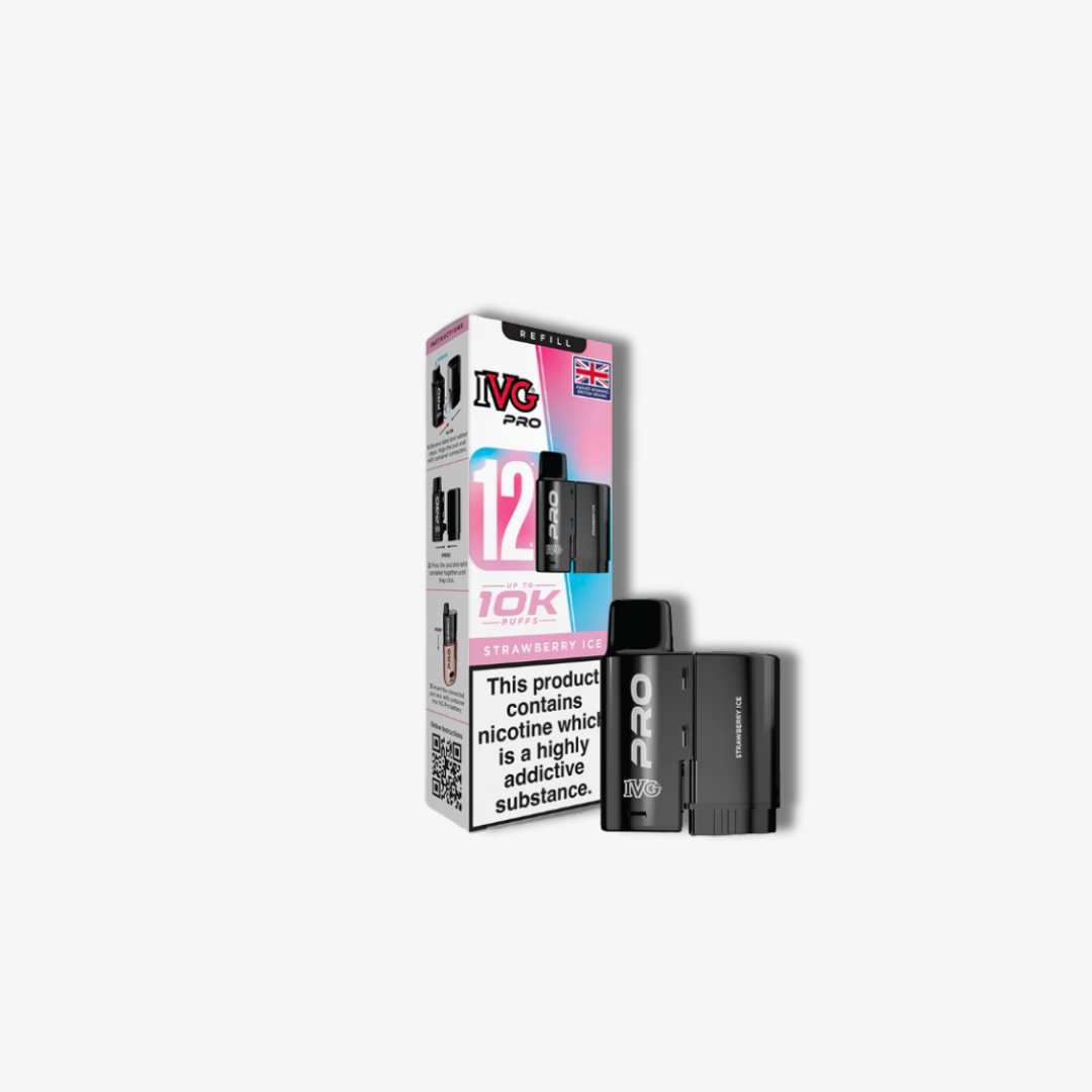 IVG Pro Strawberry Ice Refill vape device