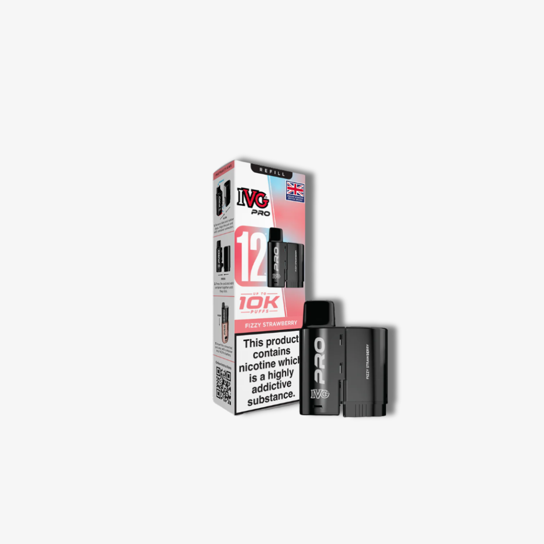 IVG Pro Fizzy Strawberry Refill vape device