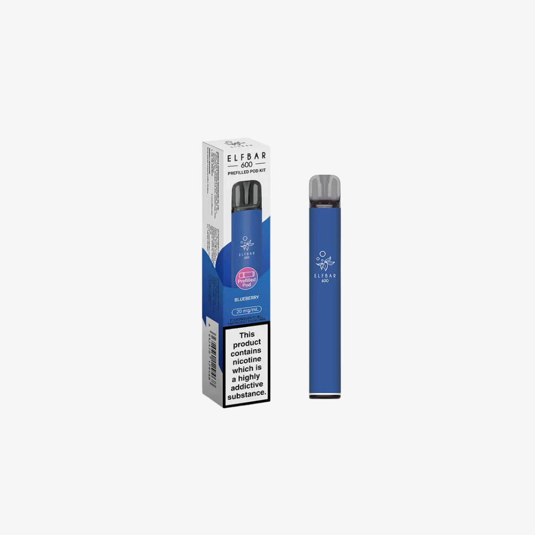 Elf Bar 600 Prefilled Pod Vape Kits Blueberry vape device