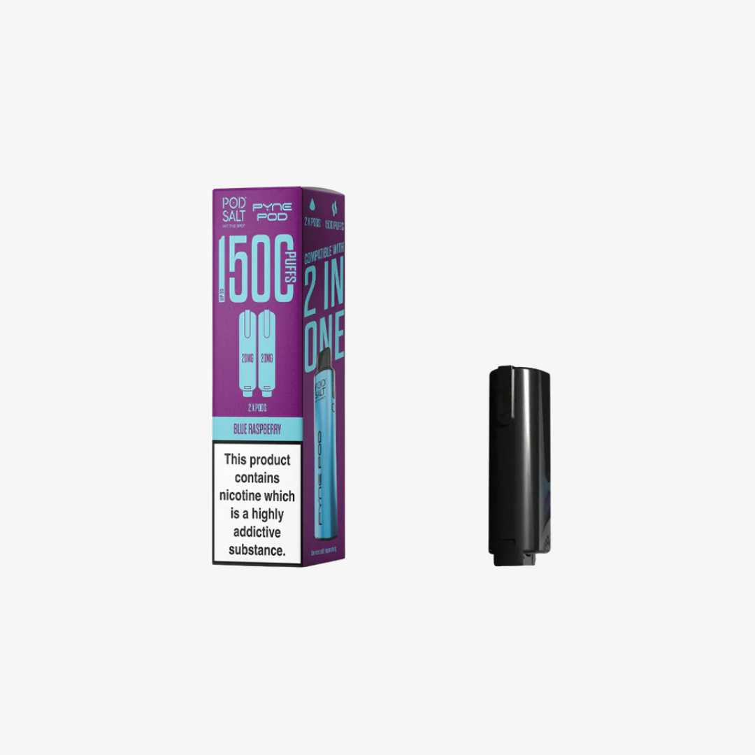Blue Raspberry Pod Salt Pyne Pod 2in1 Pre-filled Pods vape device