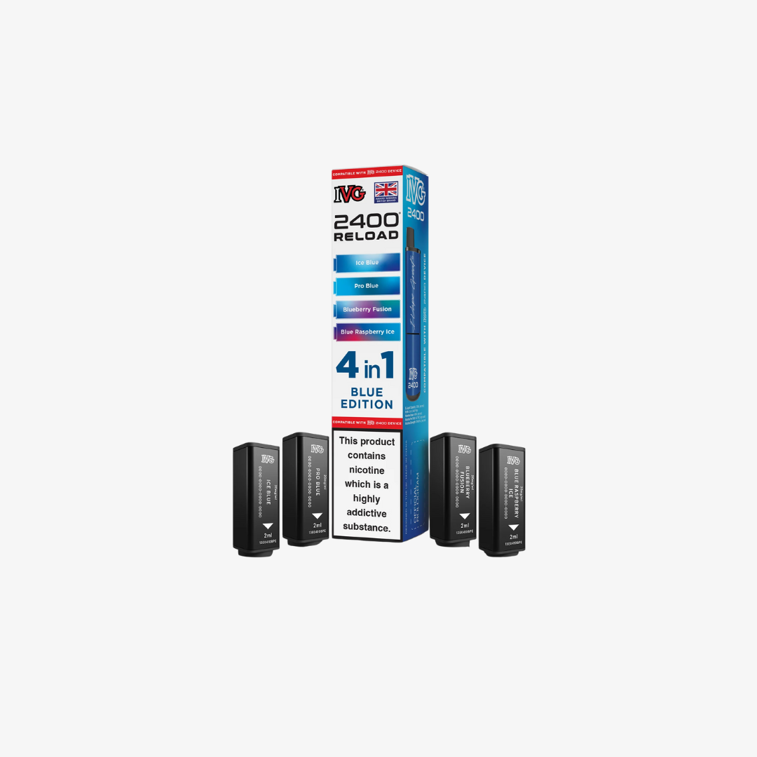 IVG 2400 4 In 1 Blue Edition Reload Pods
