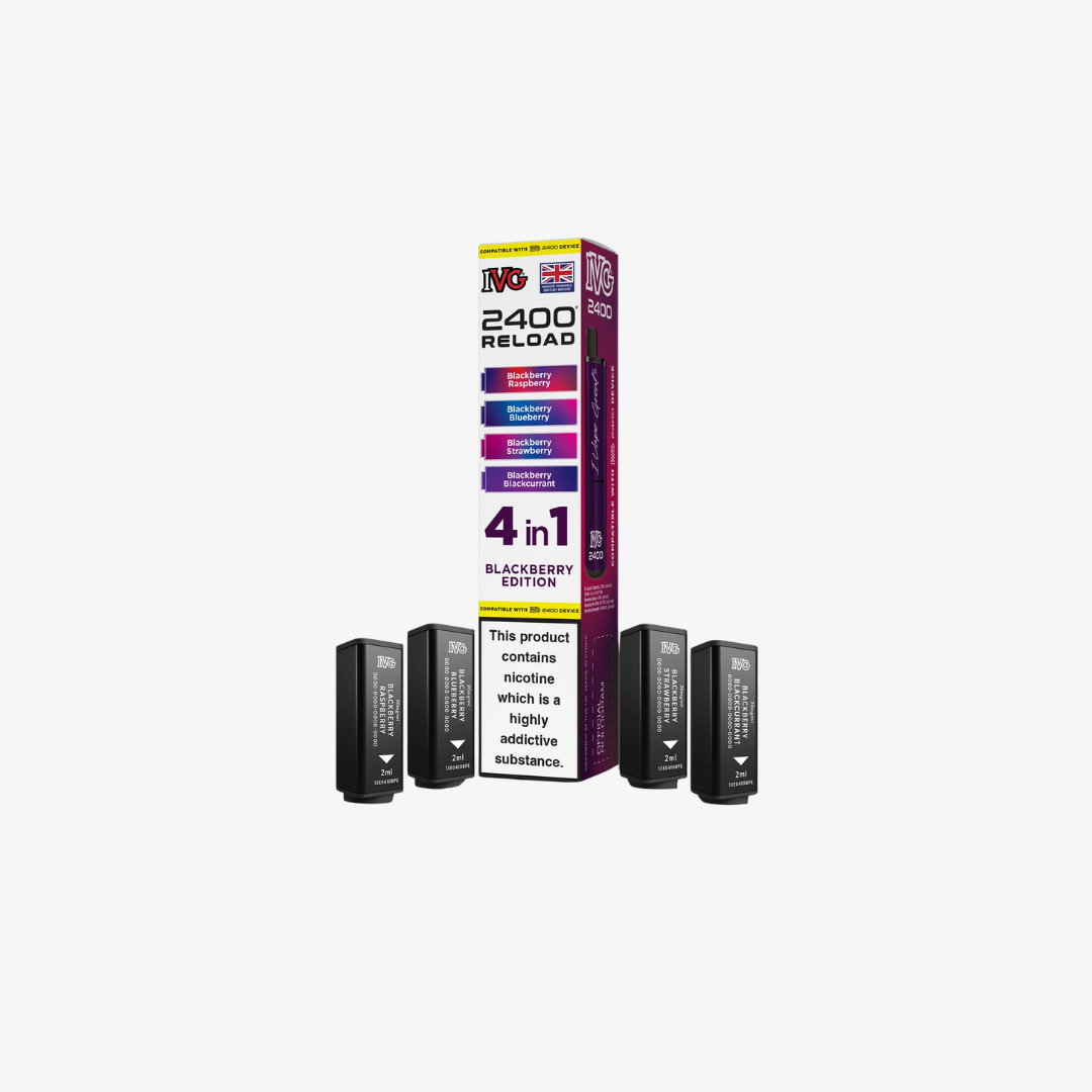 IVG 2400 4 In 1 Blackberry Edition Reload Pods