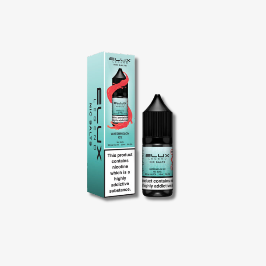 Watermelon Ice Nic Salt E-Liquid by Elux Legend 10ml bottle 10mg e-liquid