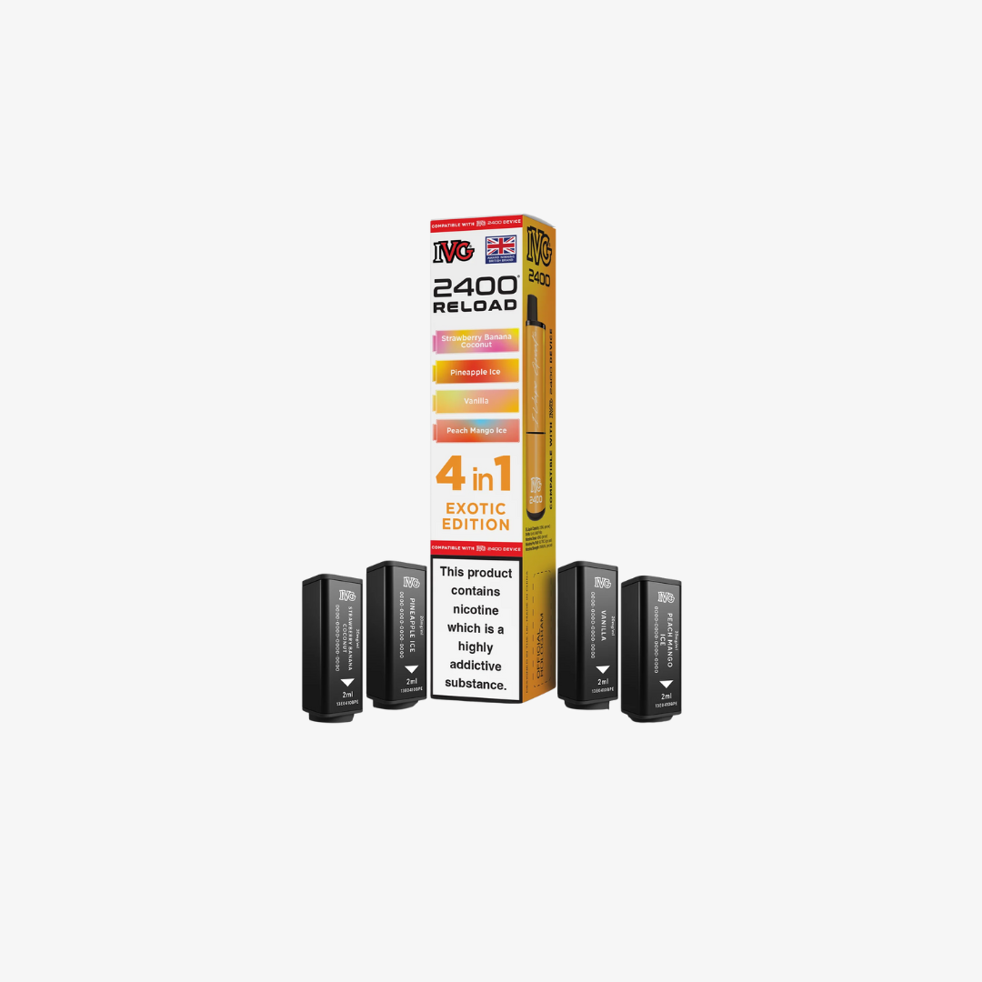 IVG 2400 4 In 1 Exotic Edition Reload Pods